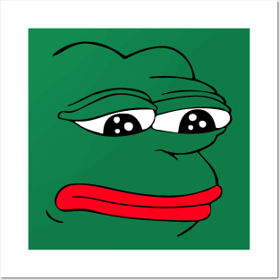 PePe Face Posters and Art